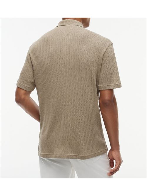 Polo relaxed fit in maglia traforata Tommy Hilfiger | MW0MW42770M03.M03